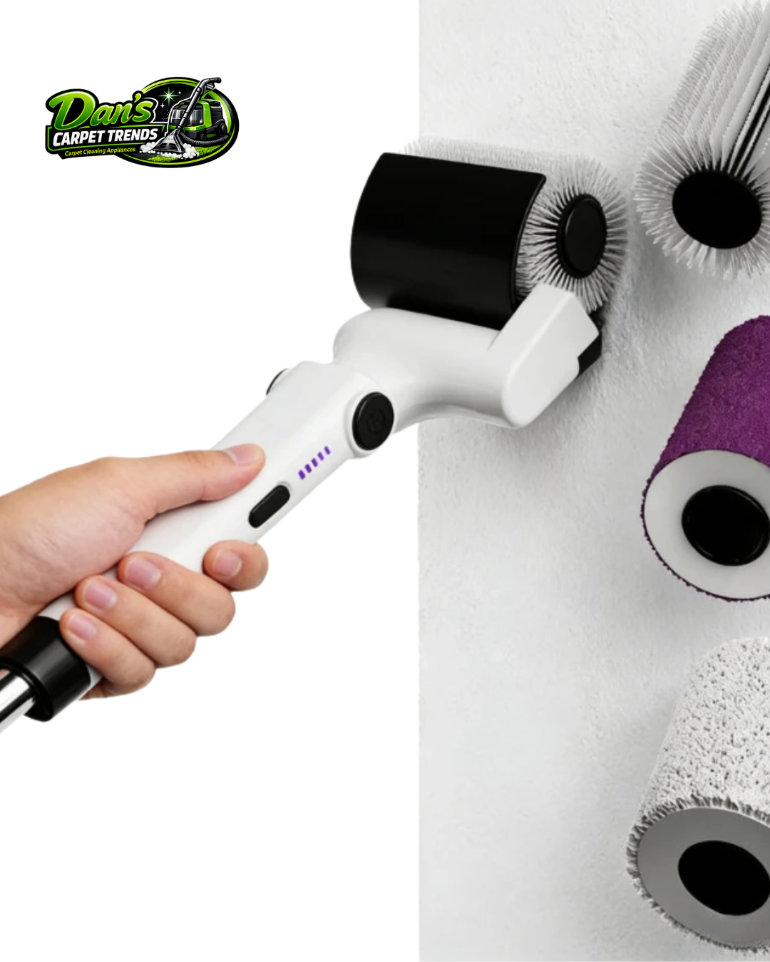 Dan's Carpet Trends bathroom floor scrubber for tiles grout and corners