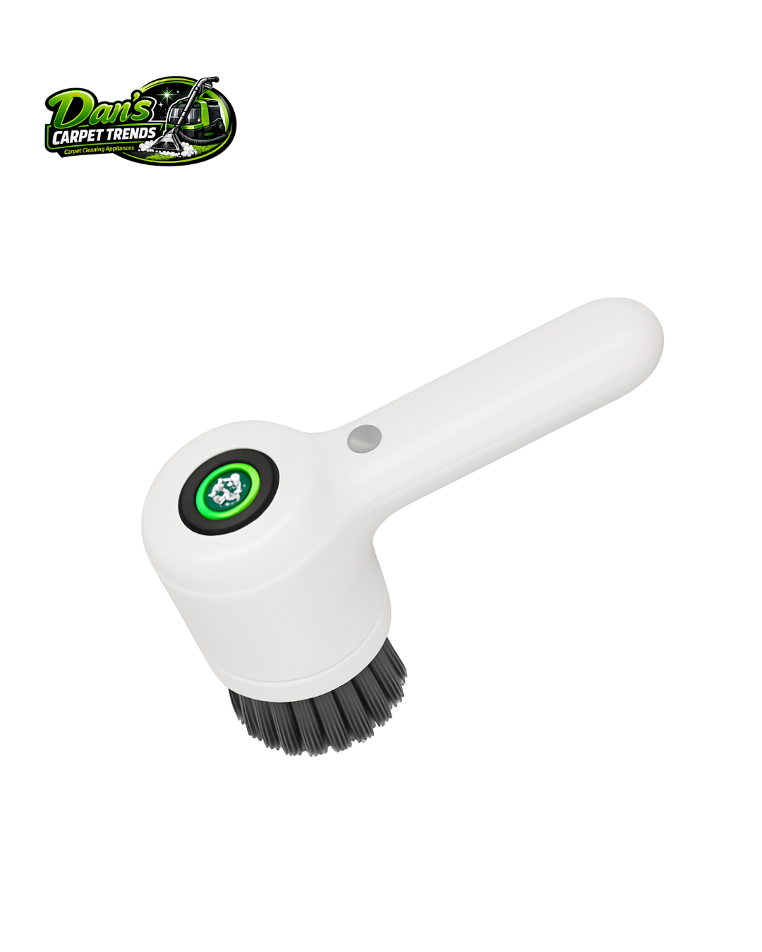 Dan's Carpet Trends compact electric scrubber for detailed cleaning tasks