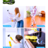 Dan's Carpet Trends electric cleaning brush with 4 multipurpose brush heads