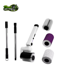 Dan's Carpet Trends cordless electric spin scrubber for bathroom and floor cleaning
