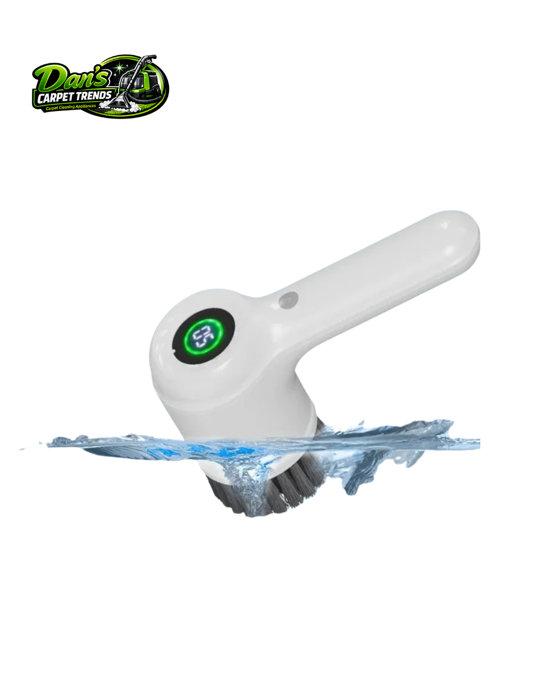 Dan's Carpet Trends 5 in 1 electric handheld rotating cleaning brush for household cleaning