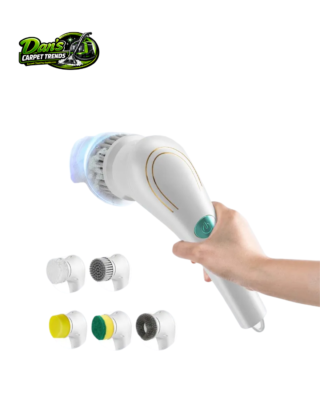 Dan's Carpet Trends kitchen brush for cleaning food residue from cookware